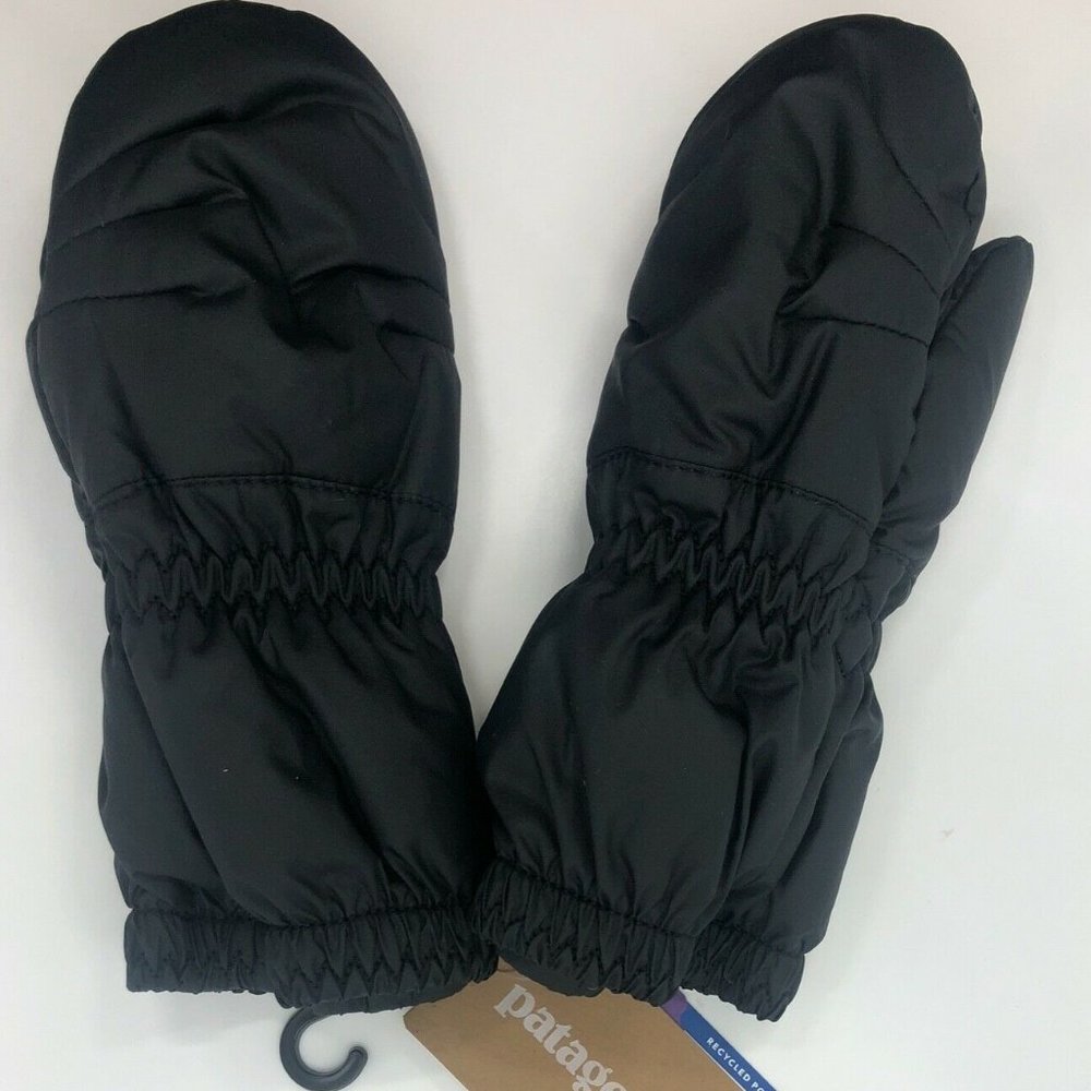 New PATAGONIA Navy Bl Baby Puff Waterproof Mittens
